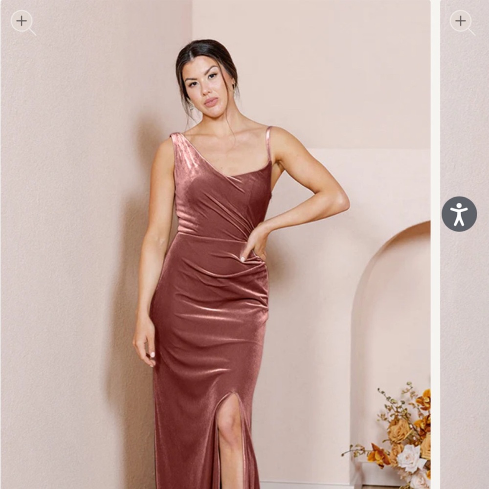 Revelry Maxine Velvet Dress Sz 8